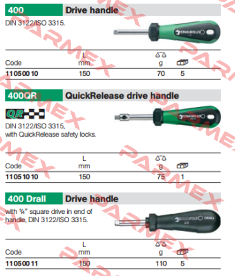 P/N: 11050010 Type: 400  Stahlwille