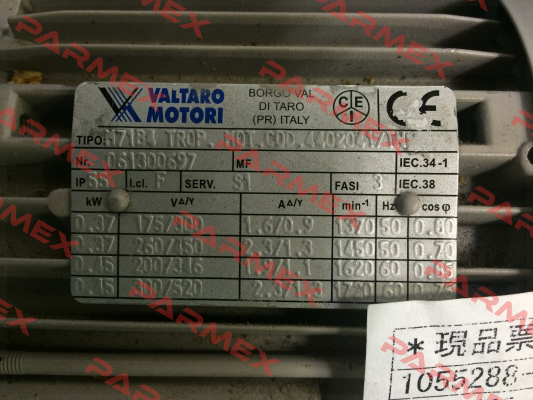 M71B4　TROP. MOT.COD.4402041/TN  Valtaro Motori