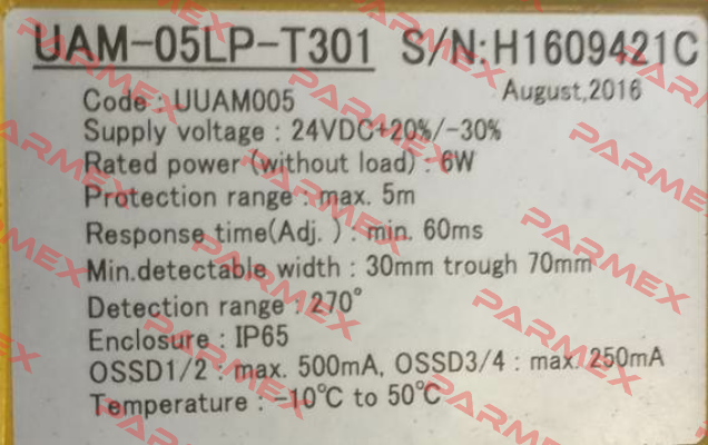 UAM-05LP-T301 Hokuyo