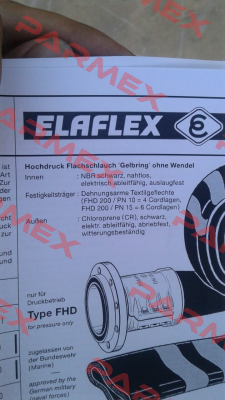 Type FHD 100 (1 x 25 mtr.)  Elaflex