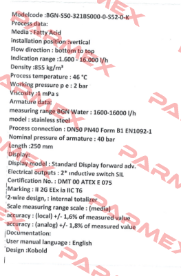 BGN-S50-321BS000-0-S52-0-K  Kobold