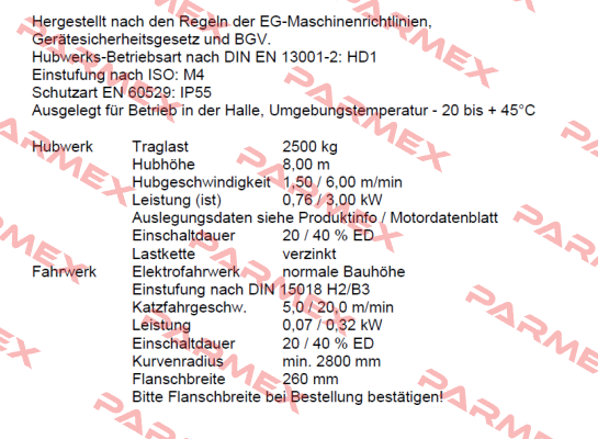 ST 5025-6/1,5 1/1  Stahl CraneSystems