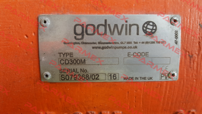 CD300M 2-Blade Mark 2 Impeller Godwin Pumps