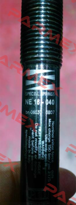 NE 16 X 1,5 - 040 - B-YW 42 daN  Special Springs