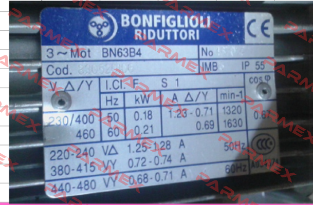 BN 63B 4 B5 Bonfiglioli