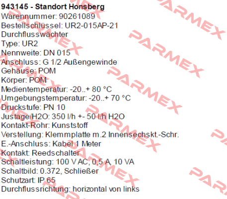 UR2-015AP-21  Honsberg