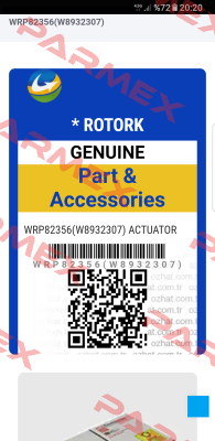 WRP82356(W8932307)    Rotork