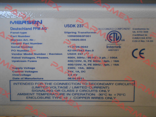 USDK 237 Mersen