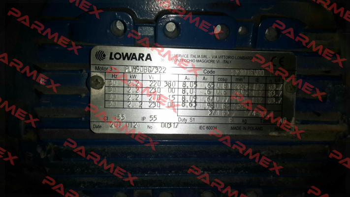 PLM90BG/ 322 (50A01RW00) Lowara