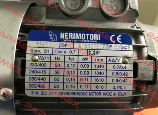 DNB0T056B41-B14 /  T56B4-B14-0,09kW-1500 Neri Motori