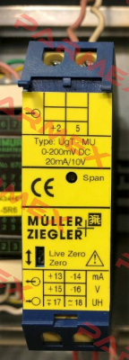 UgT-MU Eingang 0-200 mV Müller Ziegler