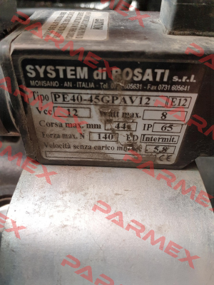 PE40-45GPAV12 System di Rosati