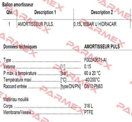 F002A06T1-AI  Hidracar