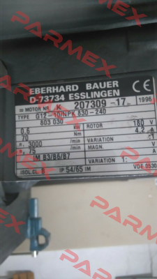 G12-10/NPK 830-240 obsolete, no replacement  Bauer