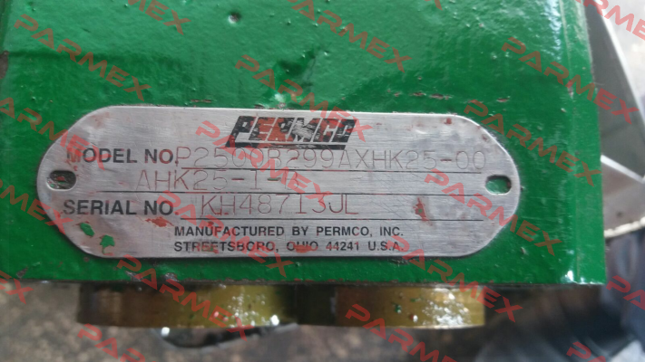 P2500B299AXHK25-00AHK25-1  Permco