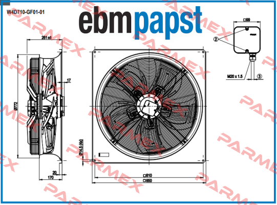 W4D710GF0101 EBM Papst