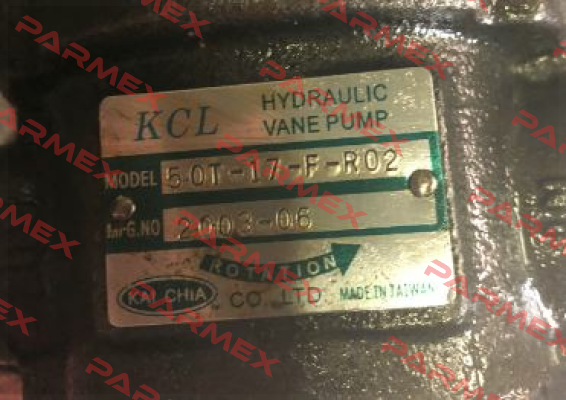 50T-17-F-R02—1 KCL HYDRAULIC PUMPS