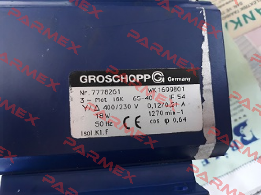 7778261  OEM  Groschopp