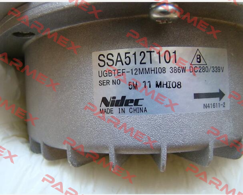 SSA512T101   S/N:5M 11 MHI 08 OEM Nidec