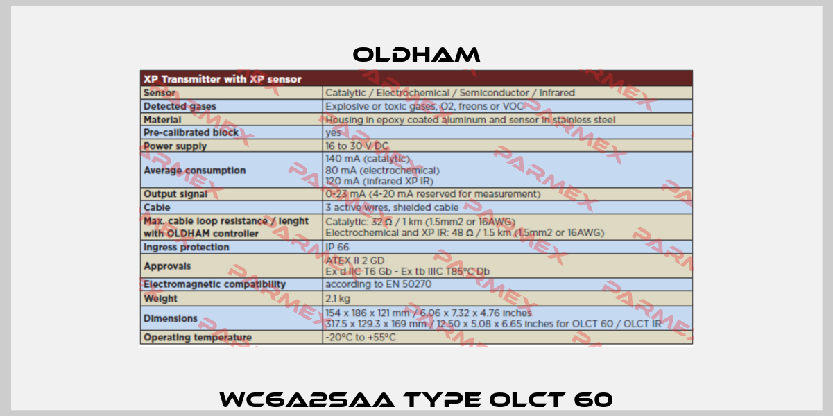 WC6A2SAA Type OLCT 60 Oldham