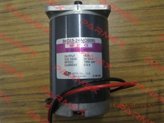 S6D15-24A(OB06)  Spg Motor