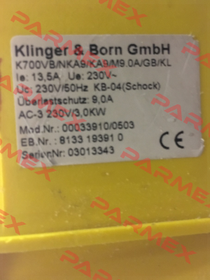 Art.Nr.: 0003.0221 Klinger Born