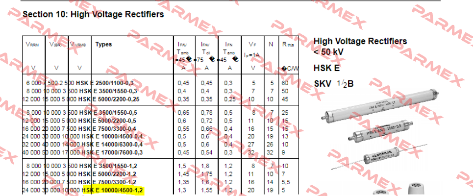 HSKE10000/4500-1.2 Semikron