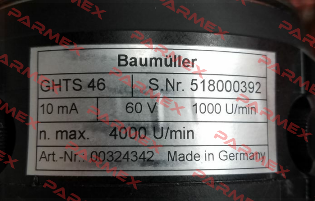 GHTS 46 (60 V 1000 U) Baumüller