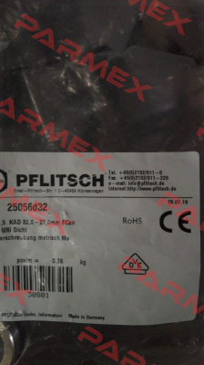 25056d32 (VPE = 5 Stück)  PFLITSCH