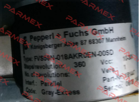 515054 Type  FVS58N-018AKR0EN-00SD Pepperl-Fuchs