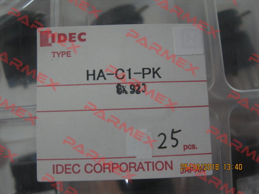 P/N: 208748 Type: HA-C1 (pack x25)  Idec