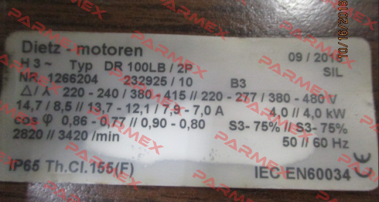 DR100LB/2P Dietz-Motoren