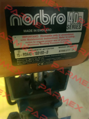 15-RDA-40-1SD1E0 old code / new code 15-RDA40-1SD1E0-D Norbro