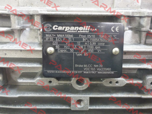 MM100L/6-BR (MMA100b/6) Carpanelli