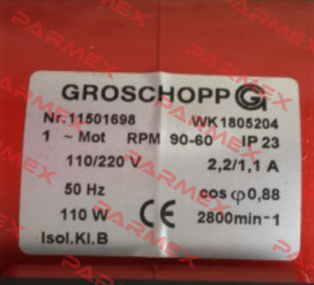 Nr. 11501698 WK 1805204 - OEM Groschopp