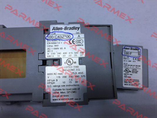 100-C43Z*00 Allen Bradley (Rockwell)