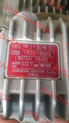 VBG 2F D24 P90 CU Cod:VB3010000 Bonfiglioli