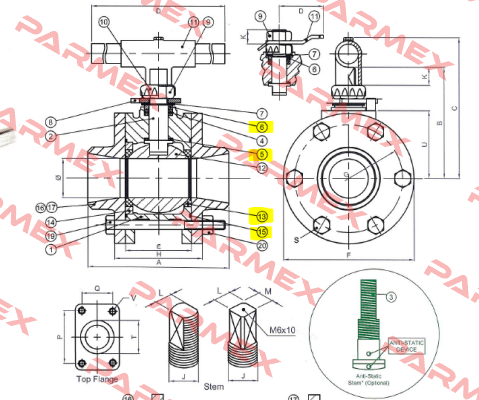 repair kit for 2666 (DN80/65) Valtaco