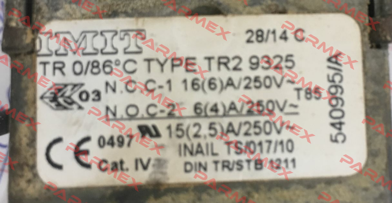 Type TR2 9325, alternative TRT TR2/711 EU and ETB LS1//971 F1 IMIT (Afriso)