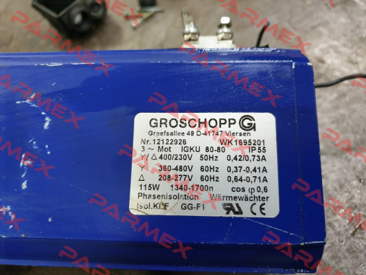 IGKU 80-80 (IP65) Groschopp