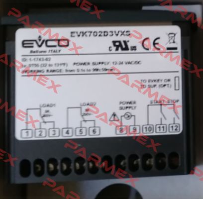 EVK702D3VXS EVCO - Every Control