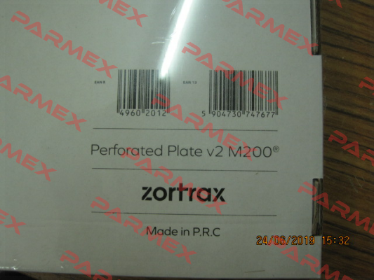 Perforated Plate v2 for M200 Zortrax