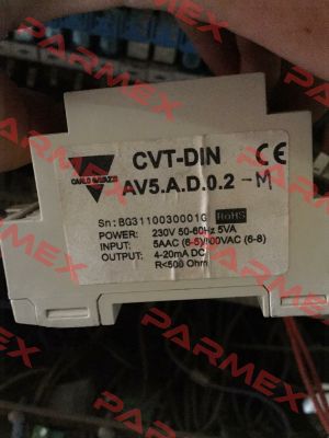 AV5.A.D.0.2 S/N: BG3110030001G Carlo Gavazzi