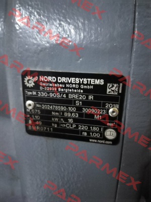 Type SK 330-90S/4 BRE20 (OEM) Nord