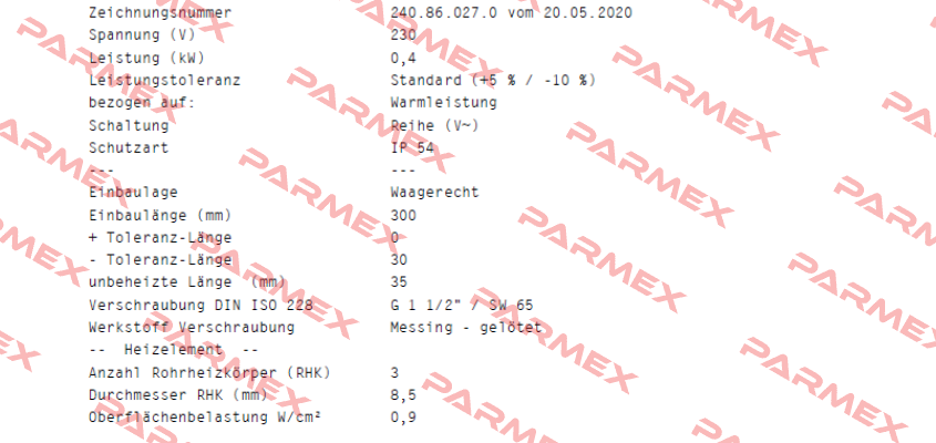 ERCT/30-0,4-230 Schniewindt