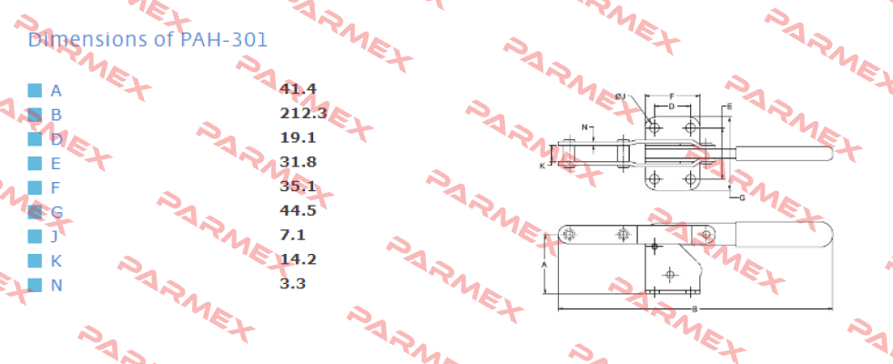 PAH 301 Destaco