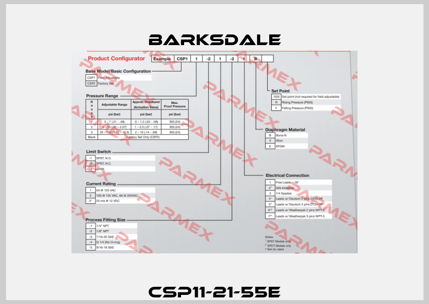CSP11-21-55E Barksdale
