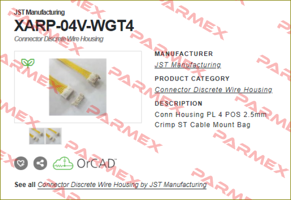 XARP-04V-WGT4 / alternative XARP-04V JST