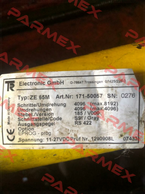 Type: ZE 65M, Art. Nr. 171-50057 alternative CEV582M-60444 TR Electronic