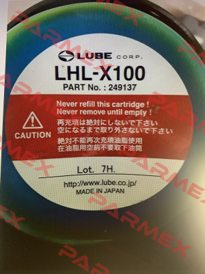 Artikel 249137 (LHL-X100-7) Lube